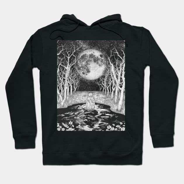 The Moonlight Bather Hoodie by ECMazur